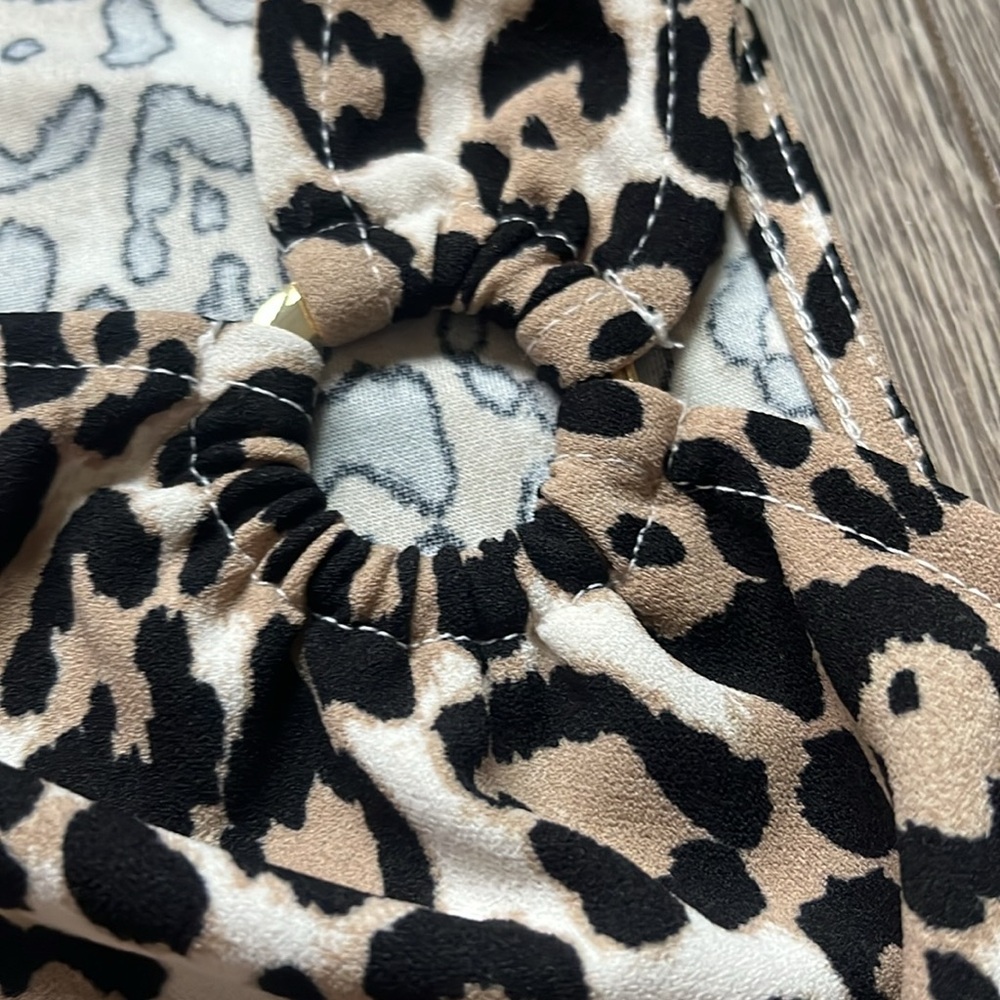 NWT Nine West cheetah top XS - Picture 4 of 6